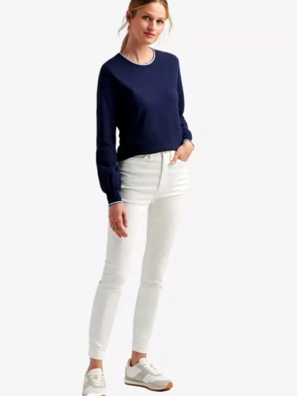 Peter Millar Karlie Stretch Sateen Pants White Size 0